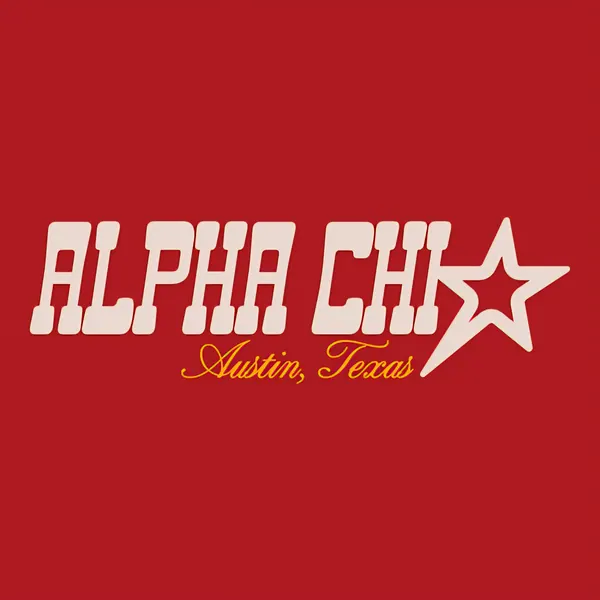 Alpha Chi Austin Texas Star