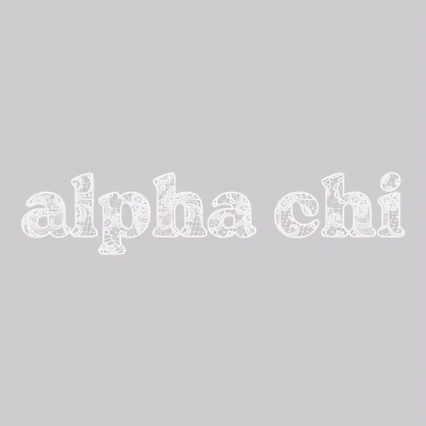 Alpha Chi Outline