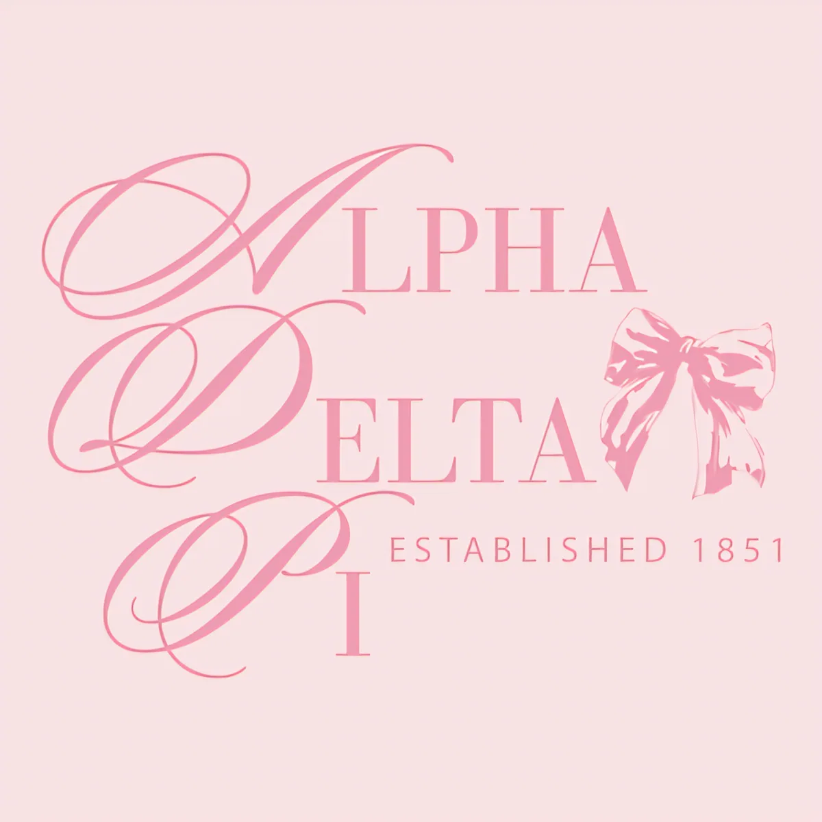 Alpha Delta Pi Established 1851, front