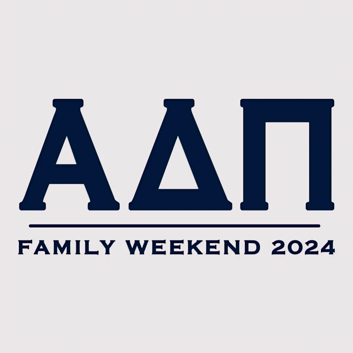 Alpha Delta Pi Family Weekend 2024, front