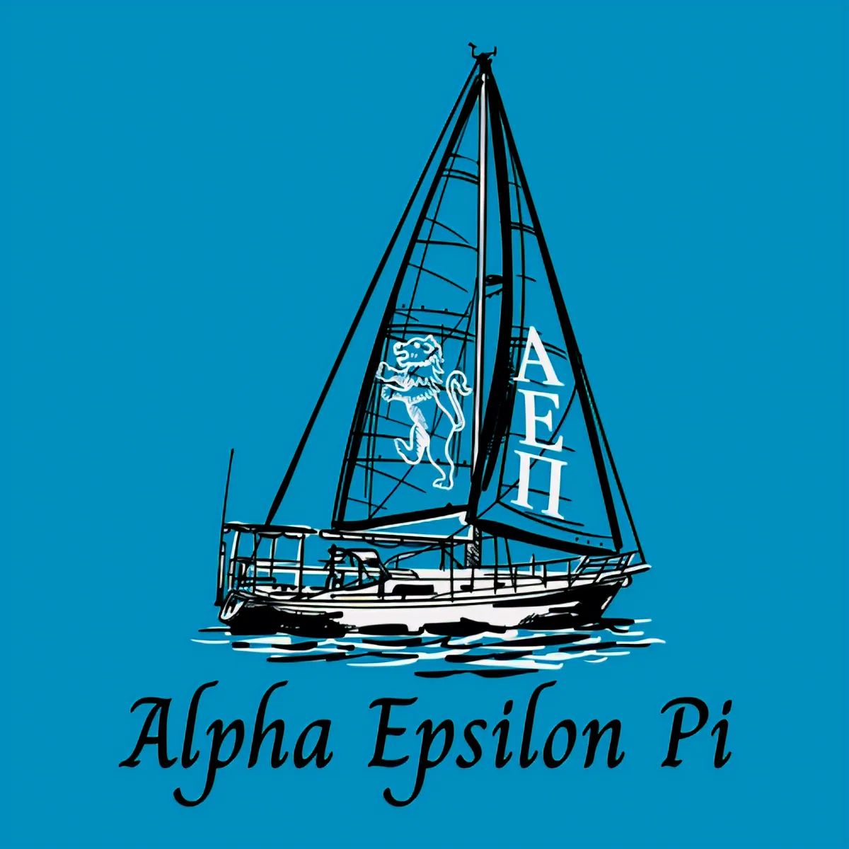 Alpha Epsilon Pi Sailboat, front