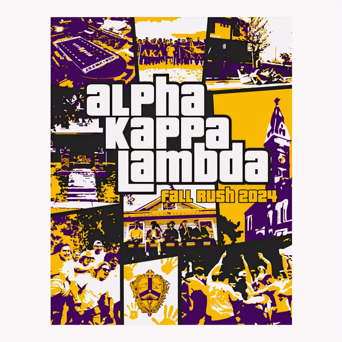 Alpha Kappa Lambda Fall Rush 2024, back