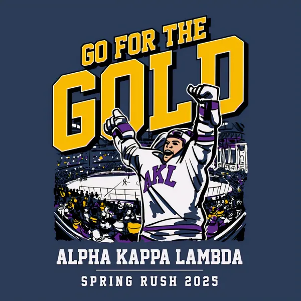 Alpha Kappa Lambda Go For The Gold Spring Rush 2025