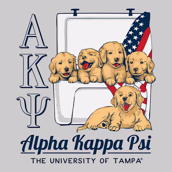 Alpha Kappa Psi Tampa Puppies, reverse