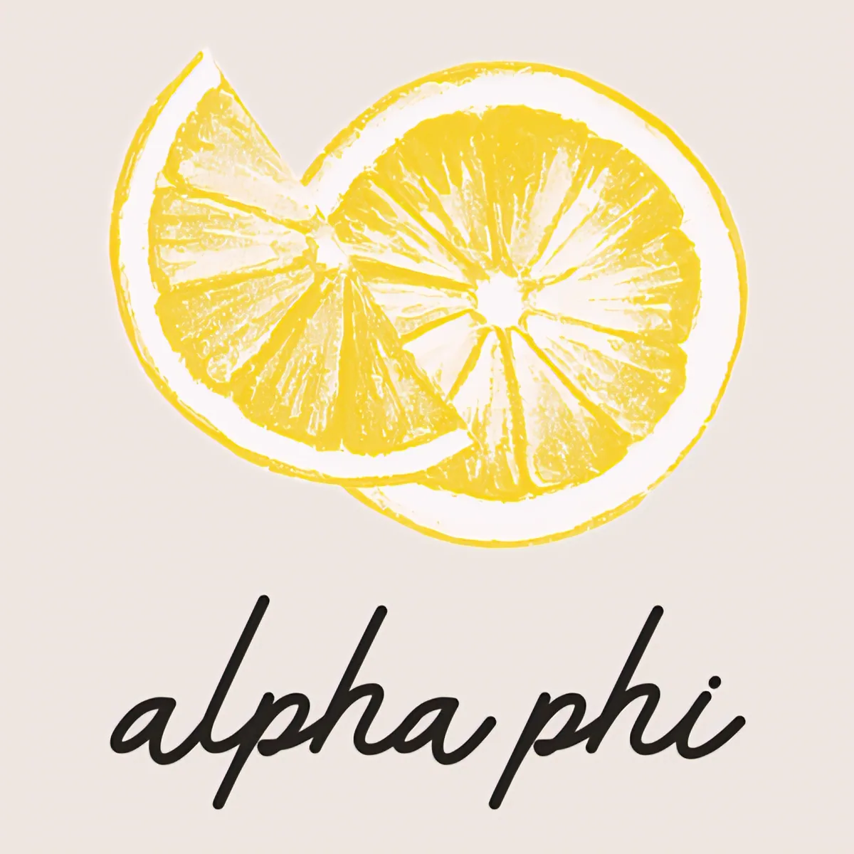 Alpha Phi Lemon, front