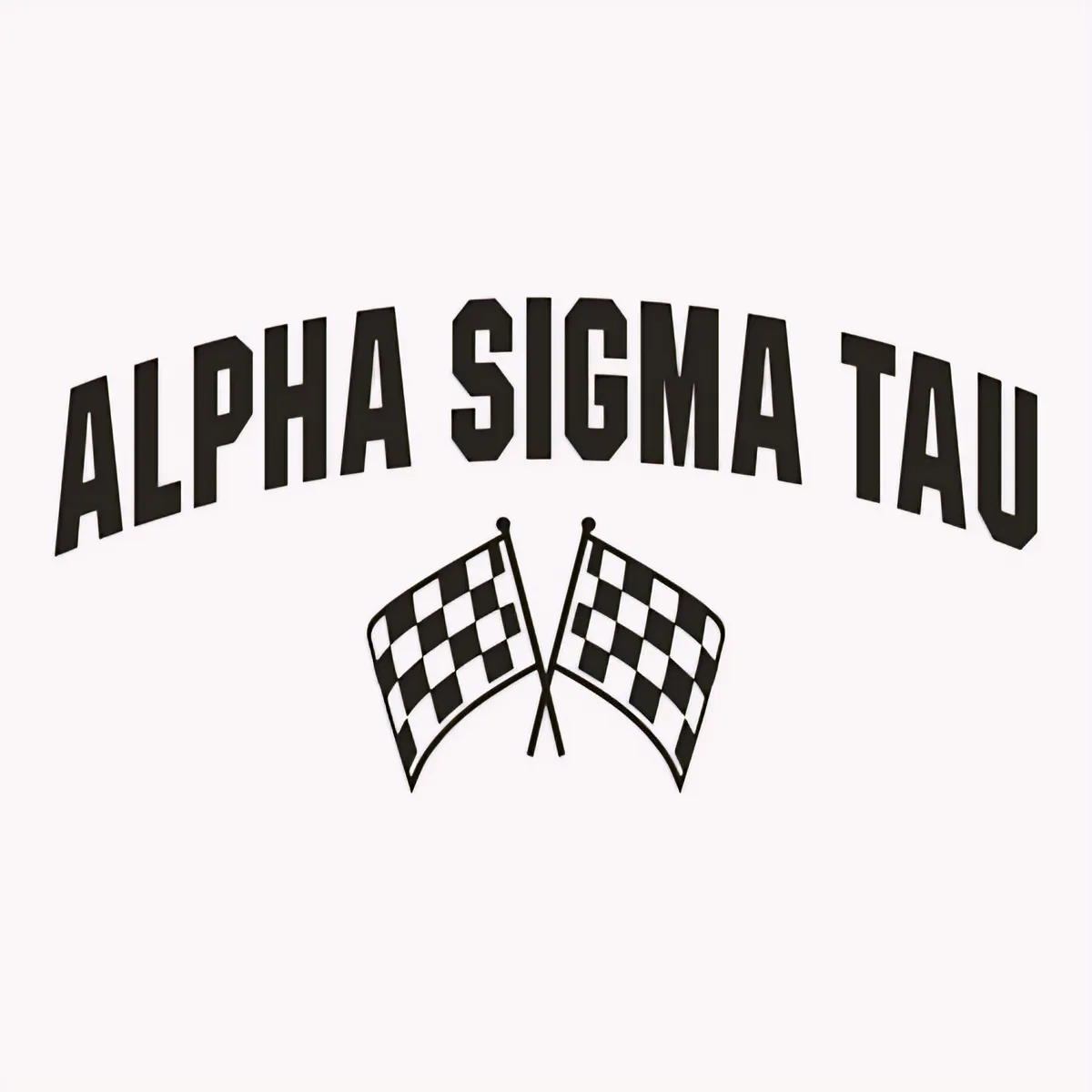 Alpha Sigma Tau Checkered Flags, front