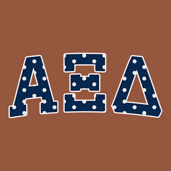 Alpha Xi Delta Polka Dot