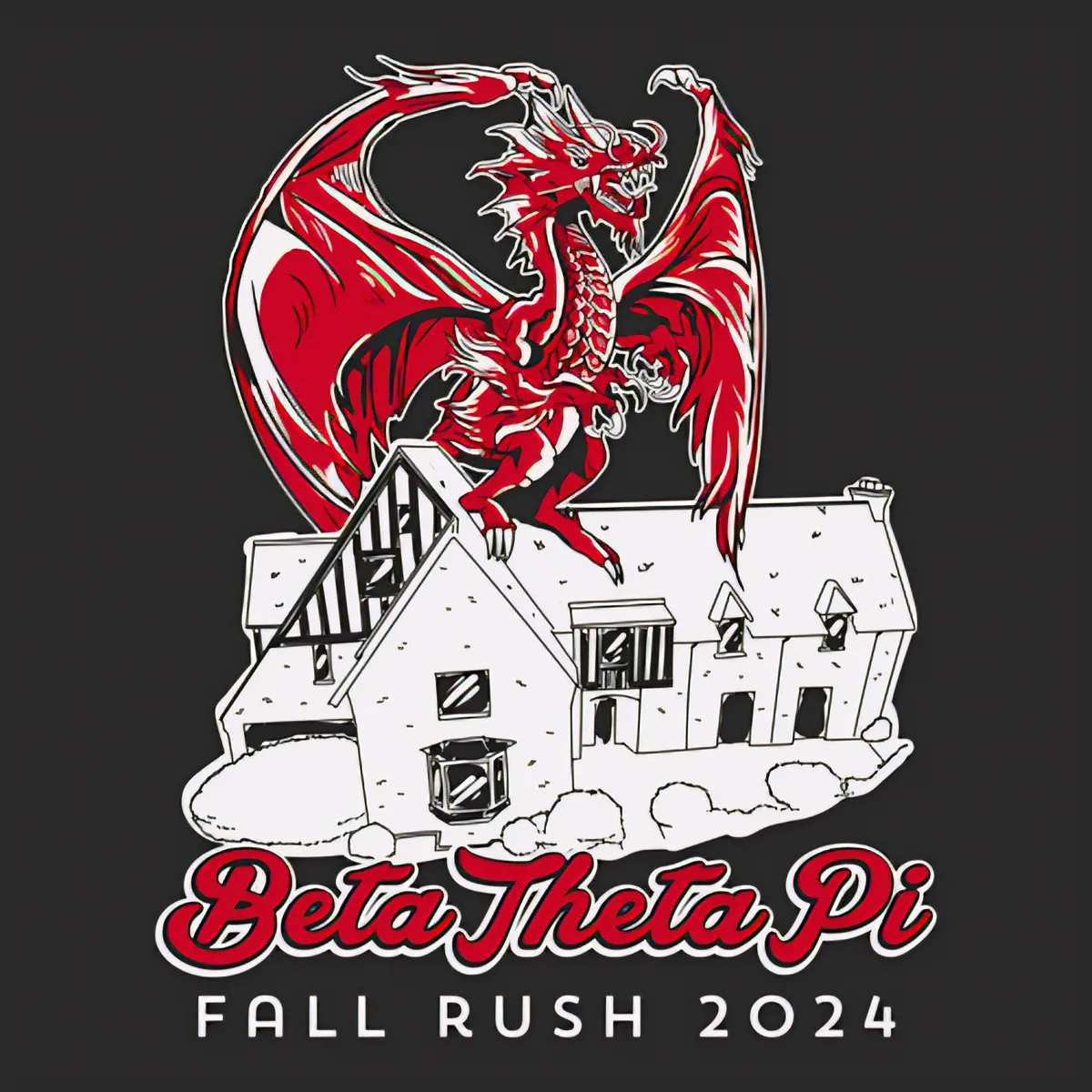 Beta Theta Pi Fall Rush 2024 Dragon, back