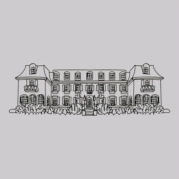 Chapter House Line Drawing