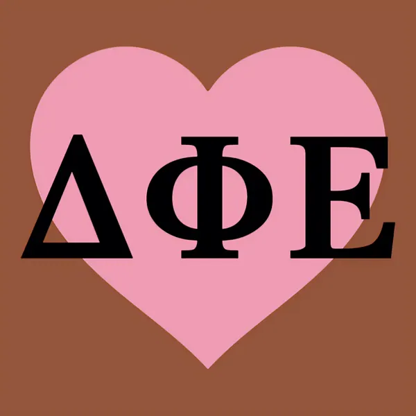 Delta Phi Epsilon Heart