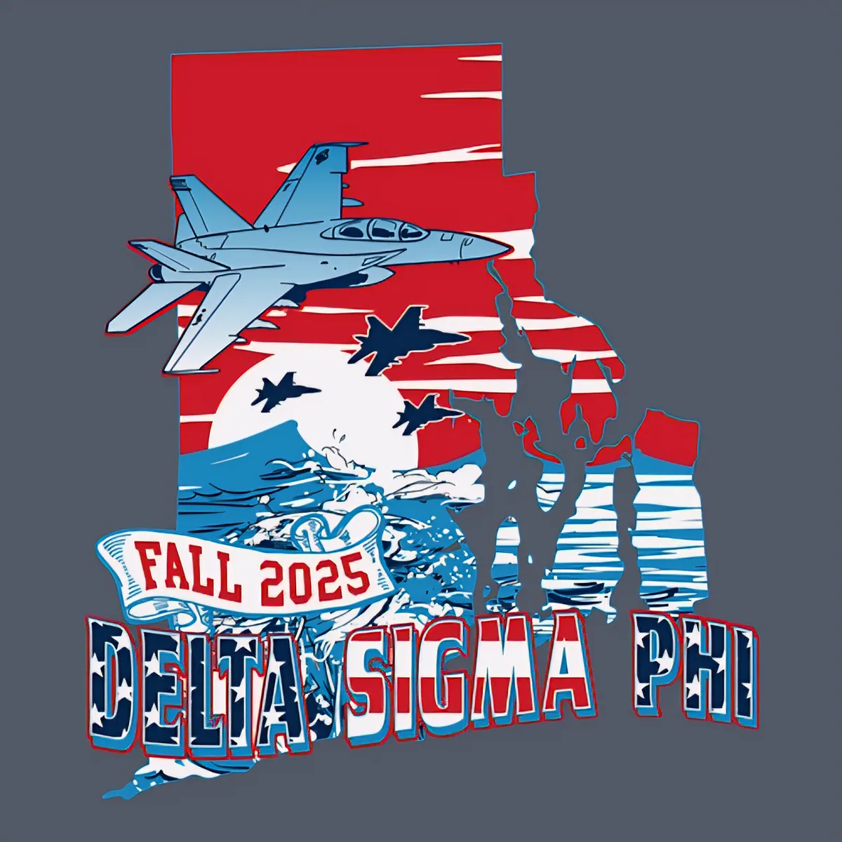 Delta Sigma Phi Fall 2025 Jets, back