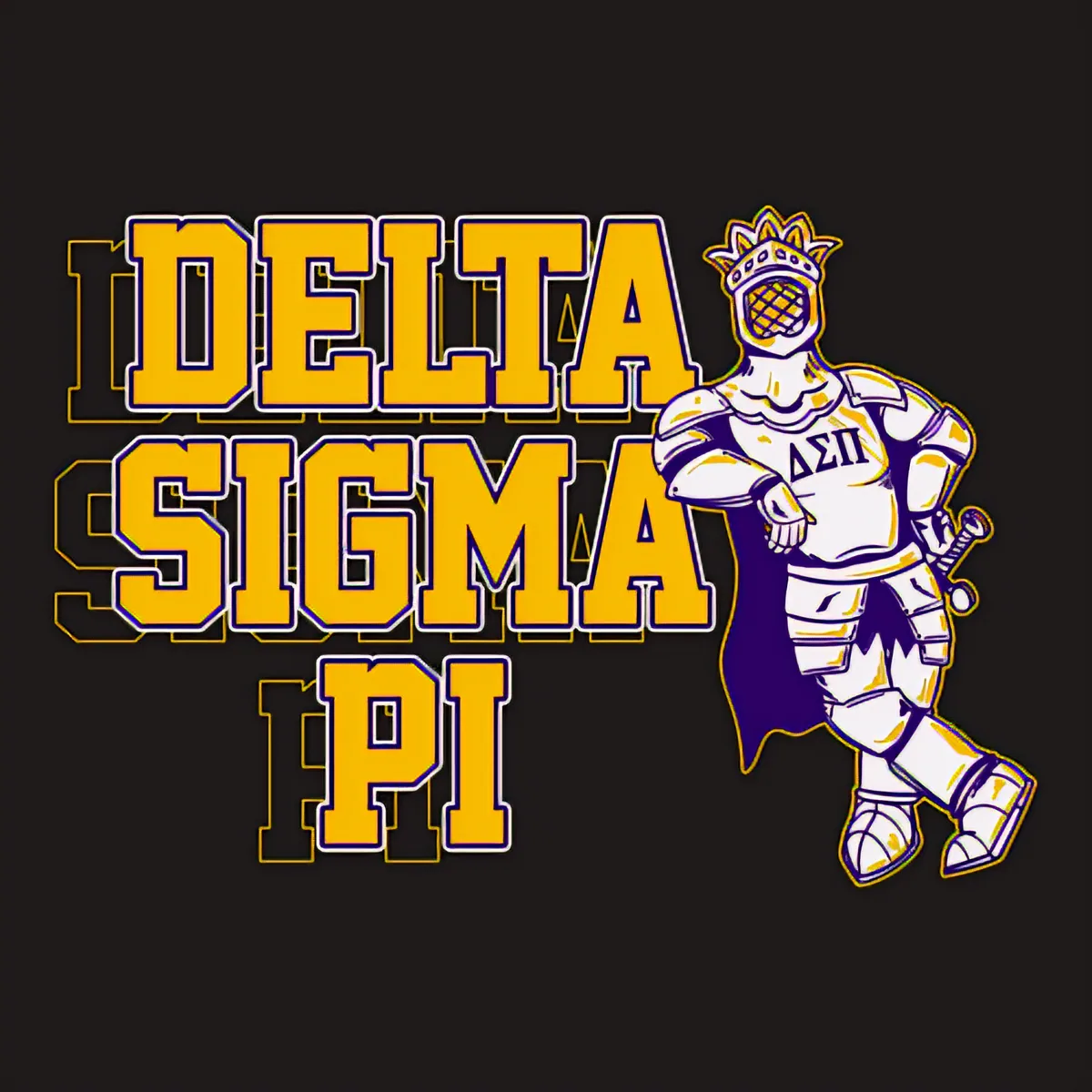 Delta Sigma Pi Knight, front