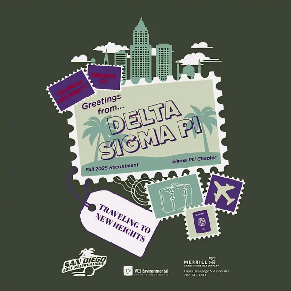 Delta Sigma Pi San Diego Stamps