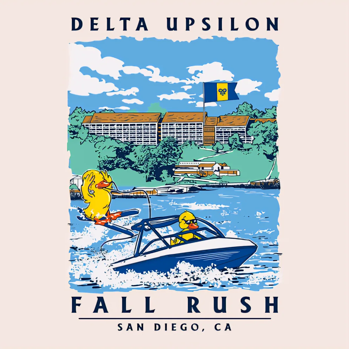 Delta Upsilon Fall Rush San Diego, back