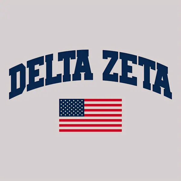 Delta Zeta Arch Flag