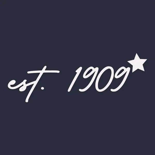 Est 1909 Star Script