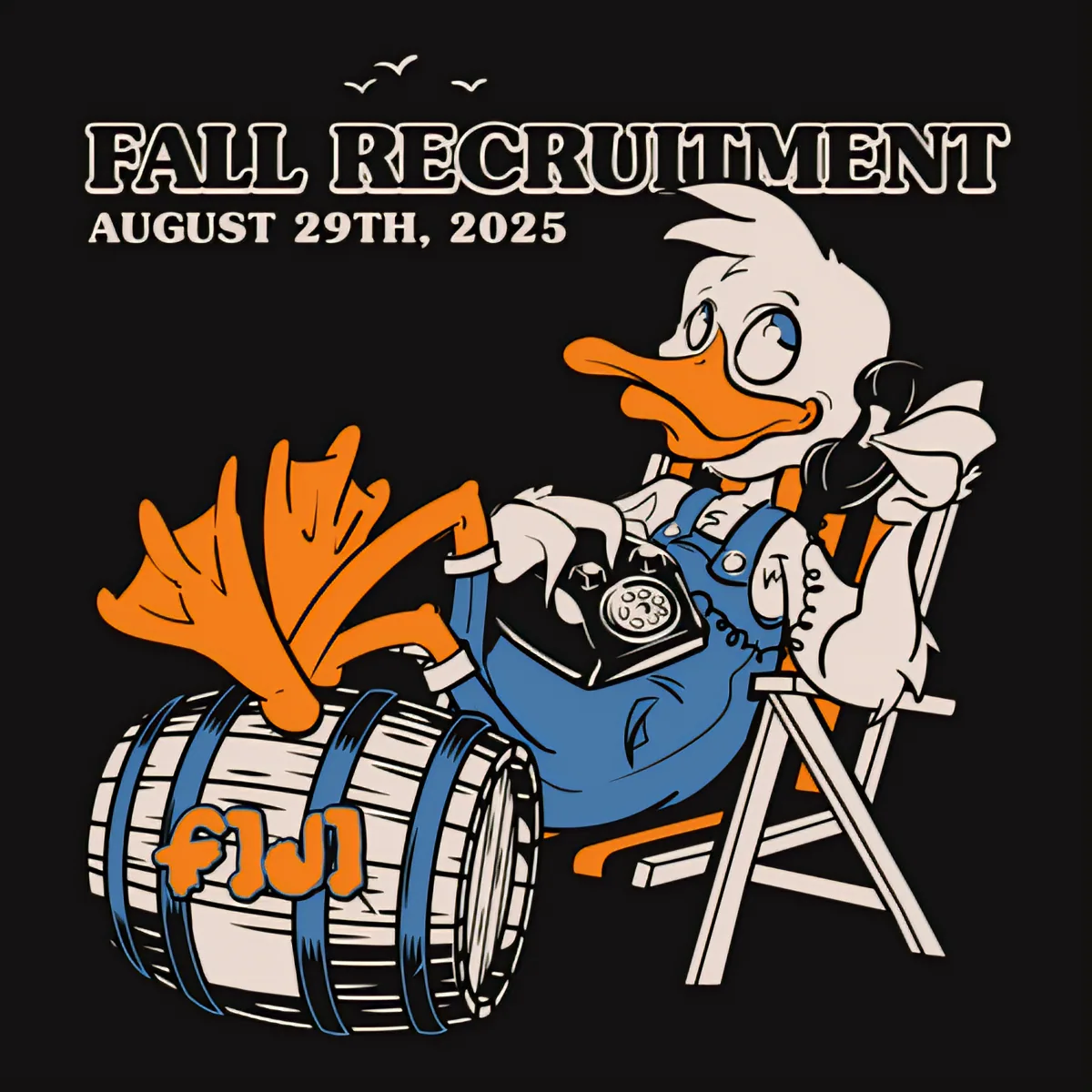 FIJI Fall Recruitment Duck, back
