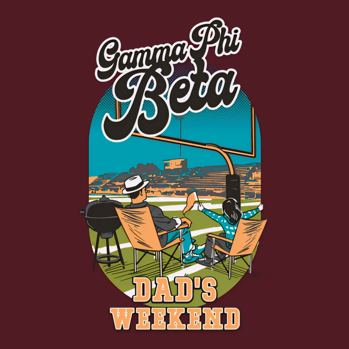 Gamma Phi Beta Dads Weekend, back
