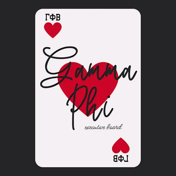 Gamma Phi Beta Exec Board Card