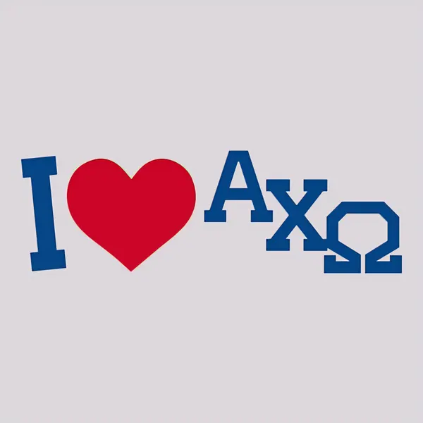 I Heart Alpha Chi Omega