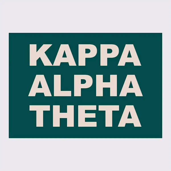 Kappa Alpha Theta Block Green