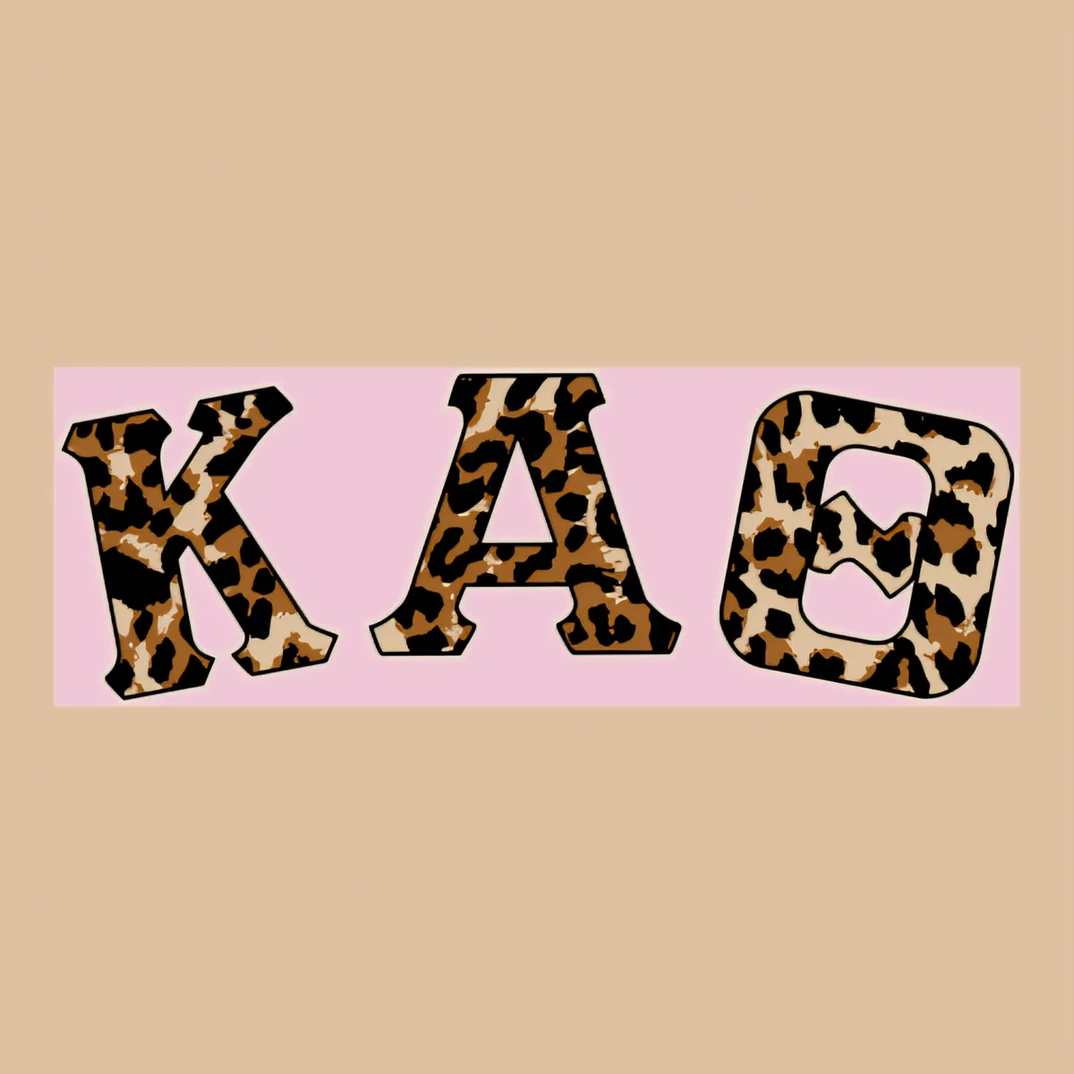 Kappa Alpha Theta Leopard, front