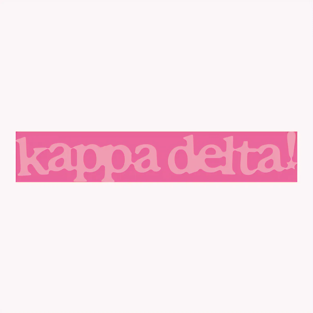 Kappa Delta Highlighter, front