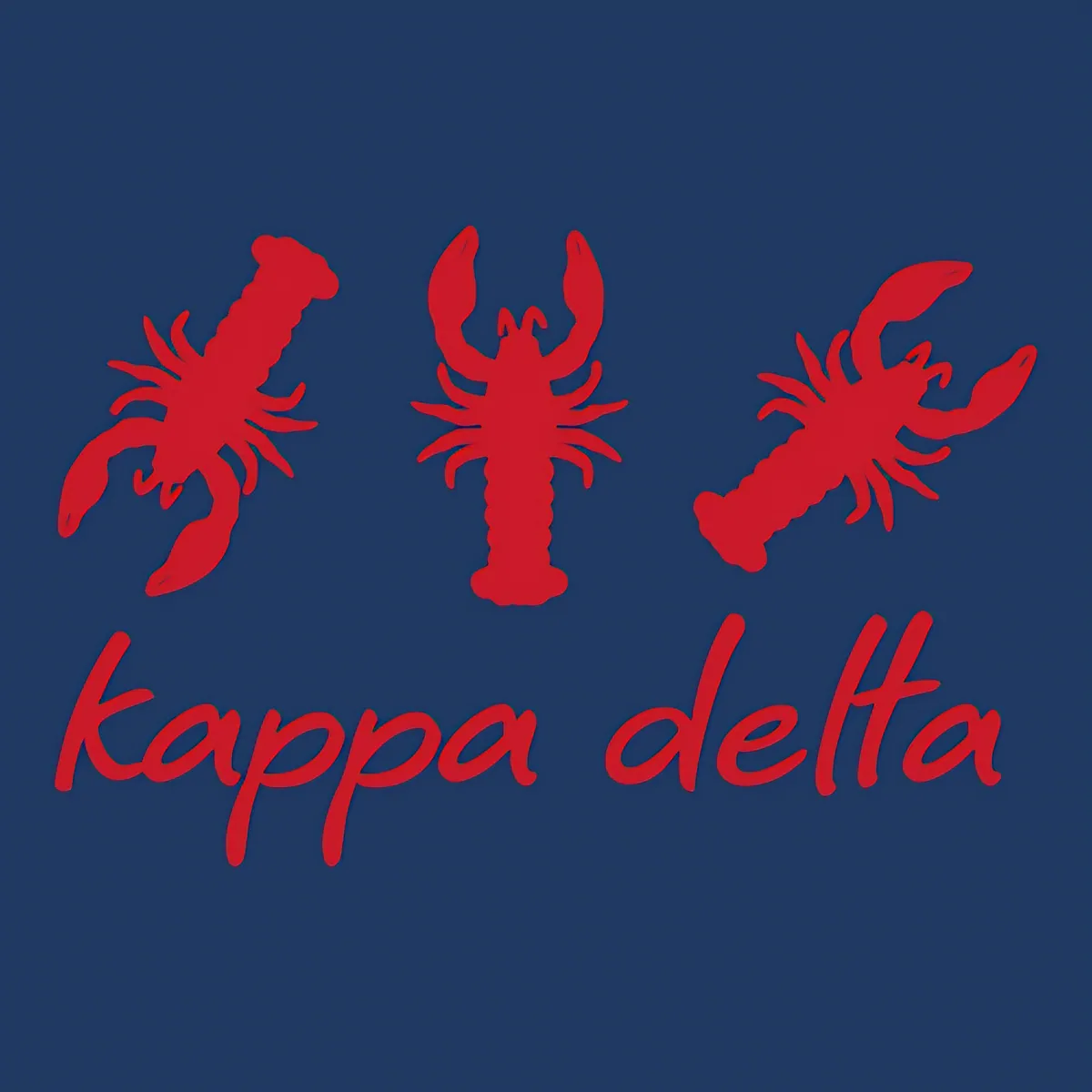 Kappa Delta Lobsters, front