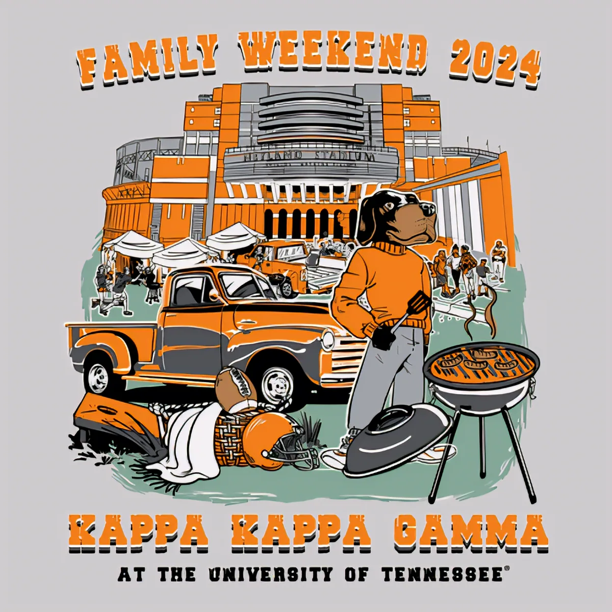 Kappa Kappa Gamma Family Weekend Tennessee, back