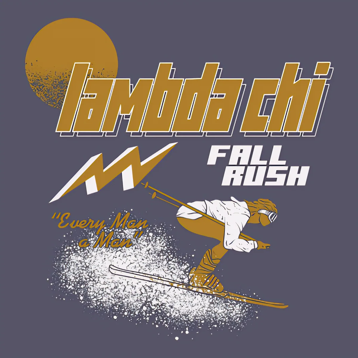 Lambda Chi Fall Rush Ski, back