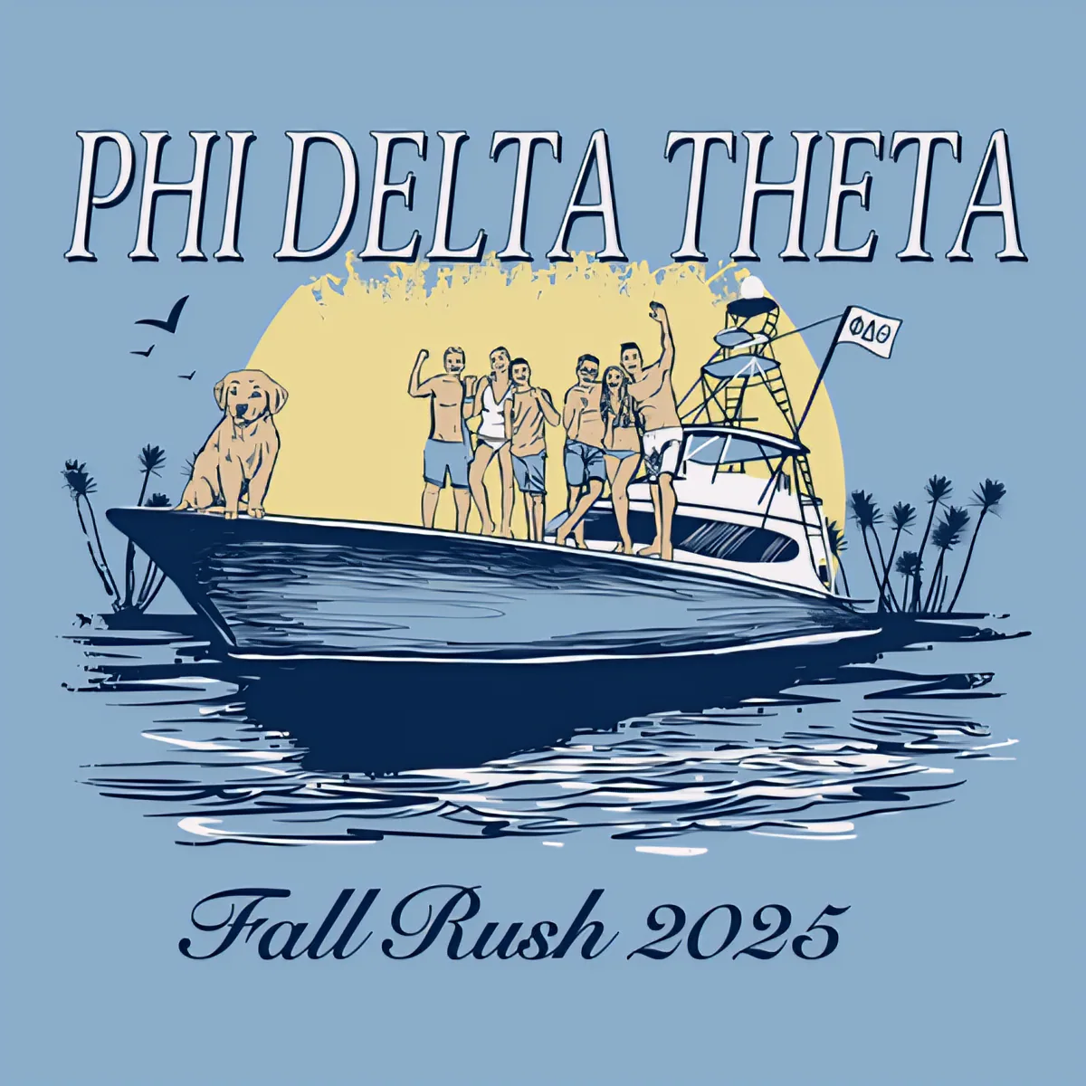 Phi Delta Theta Fall Rush 2025 Boat, back