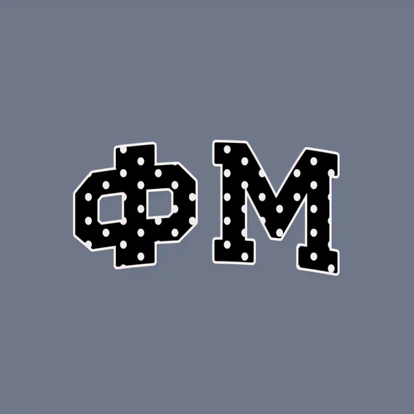 Phi Mu Polka Dot