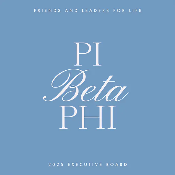 Pi Beta Phi 2025 Executive Board