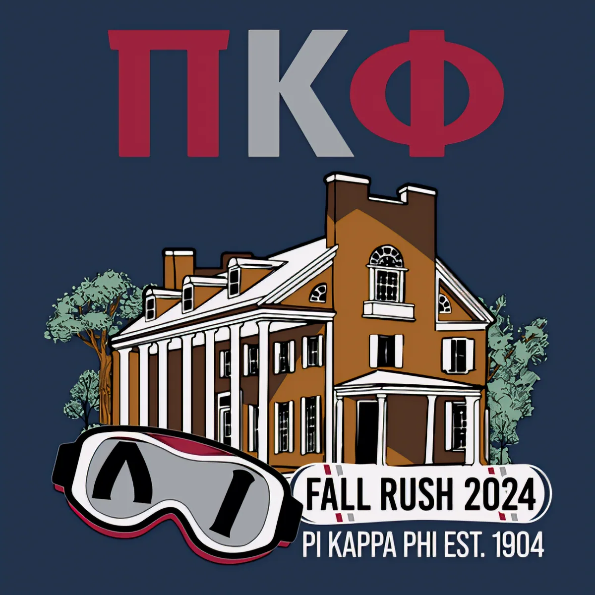 Pi Kappa Phi Fall Rush 2024 House, back