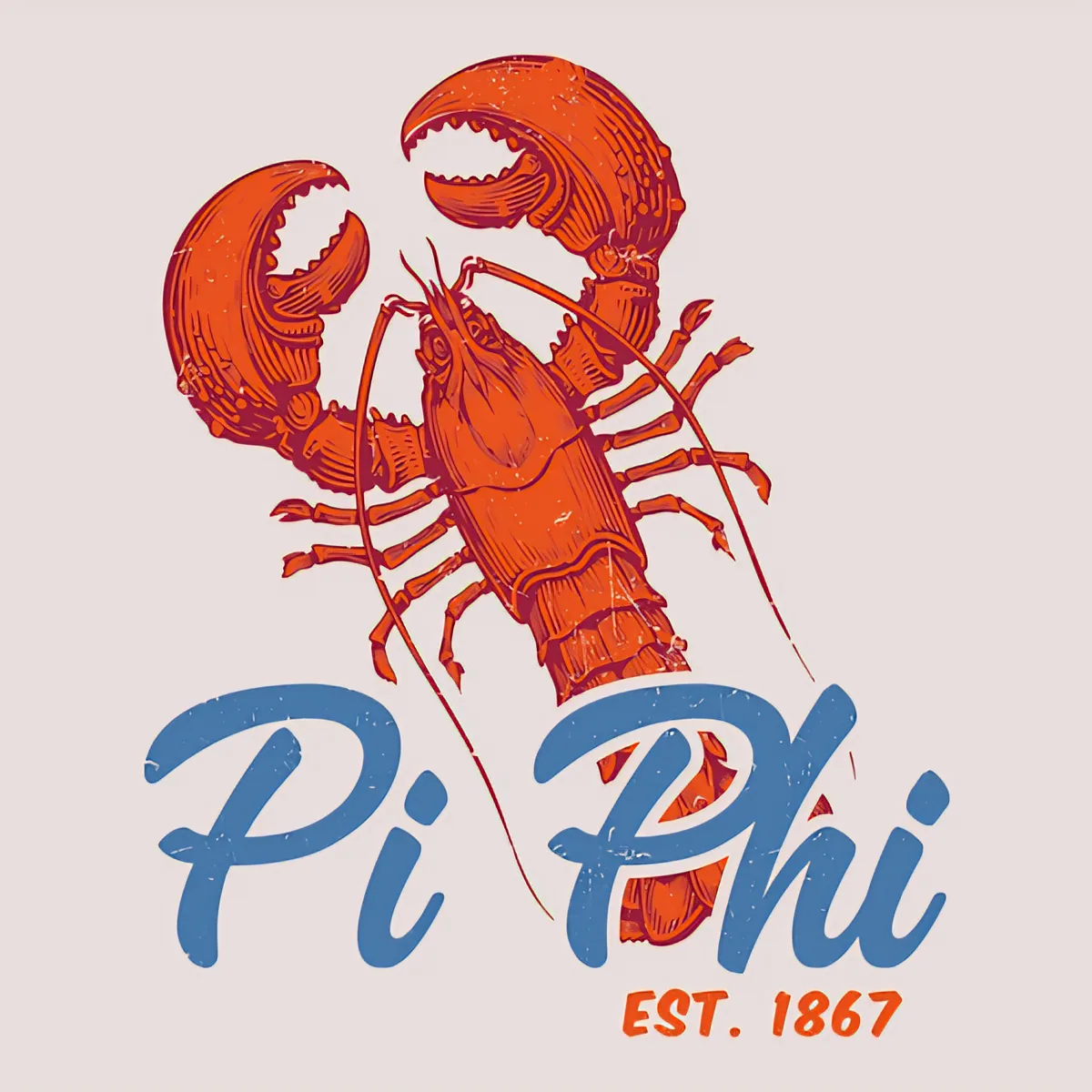 Pi Phi Lobsters Est 1867, front