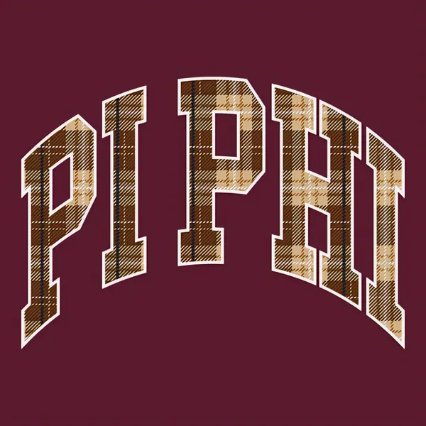 Pi Phi Plaid Arch