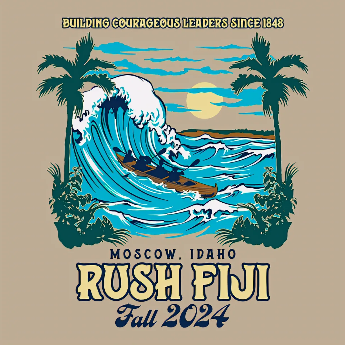 Rush FIJI Fall 2024 Moscow Idaho, back