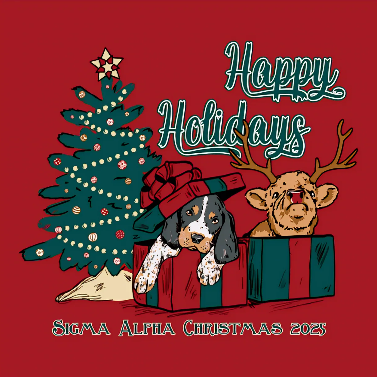 Sigma Alpha Christmas 2025, back