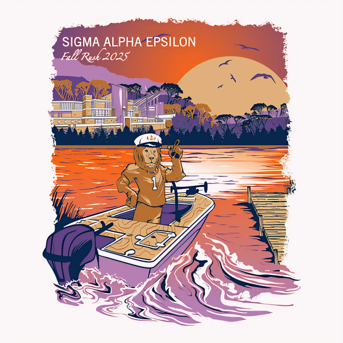 Sigma Alpha Epsilon Fall Rush 2025, back