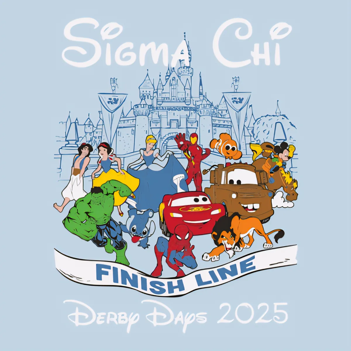 Sigma Chi Derby Days 2025 Finish Line, back