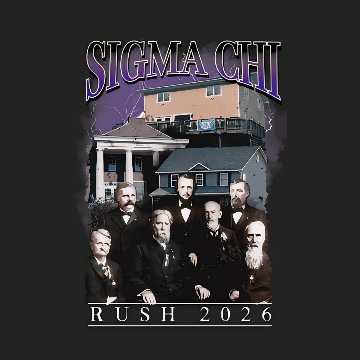 Sigma Chi Rush 2026 Founders, front