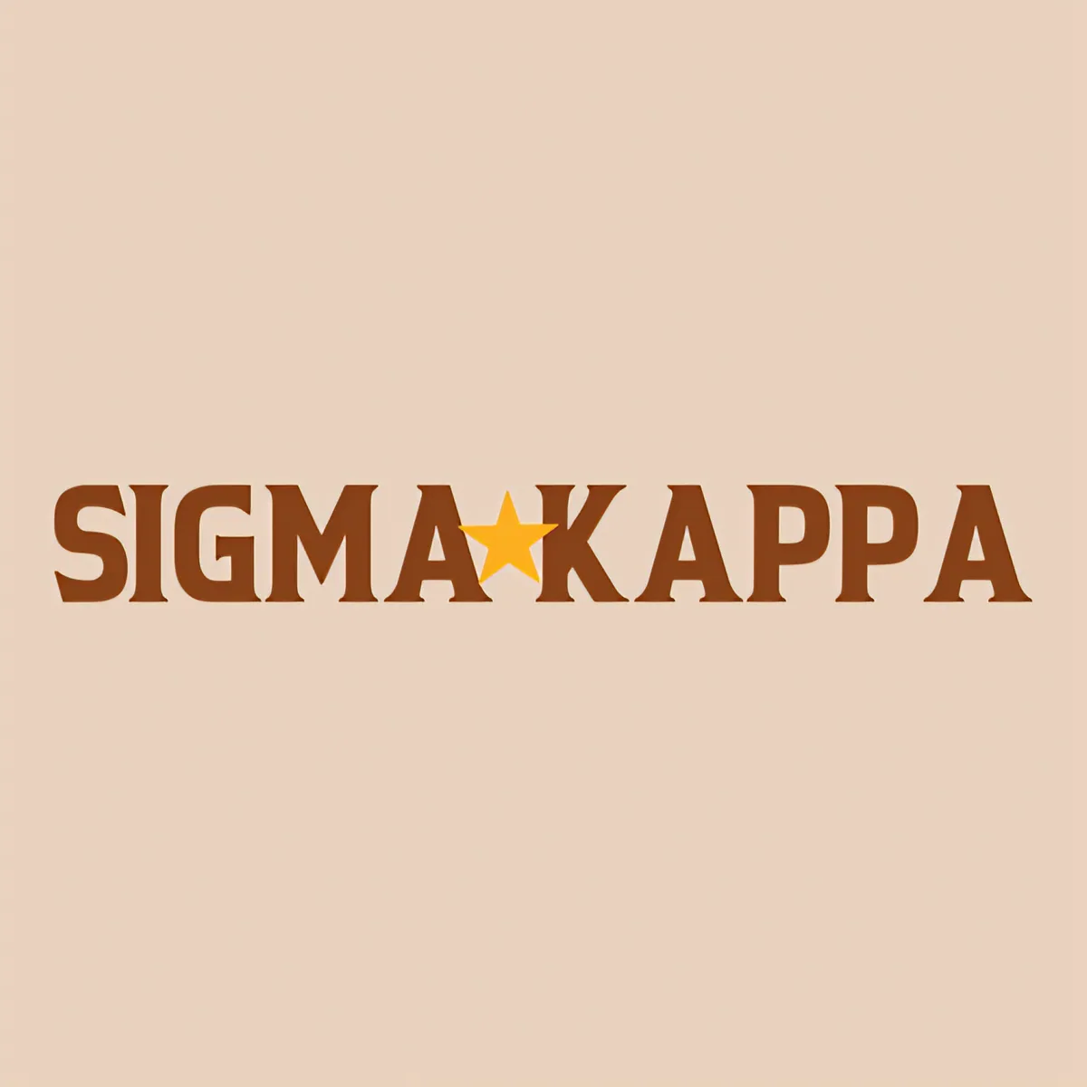 Sigma Kappa Star, front