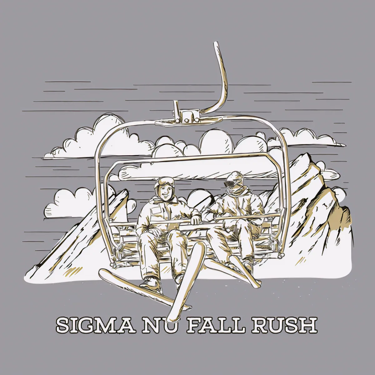 Sigma Nu Fall Rush Ski Lift, back
