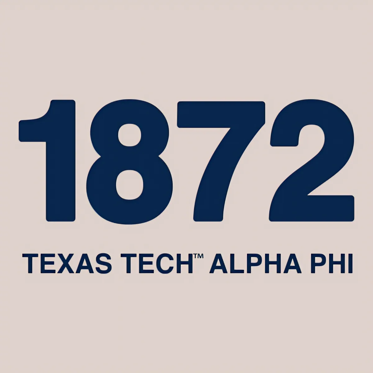 Texas Tech Alpha Phi 1872, front