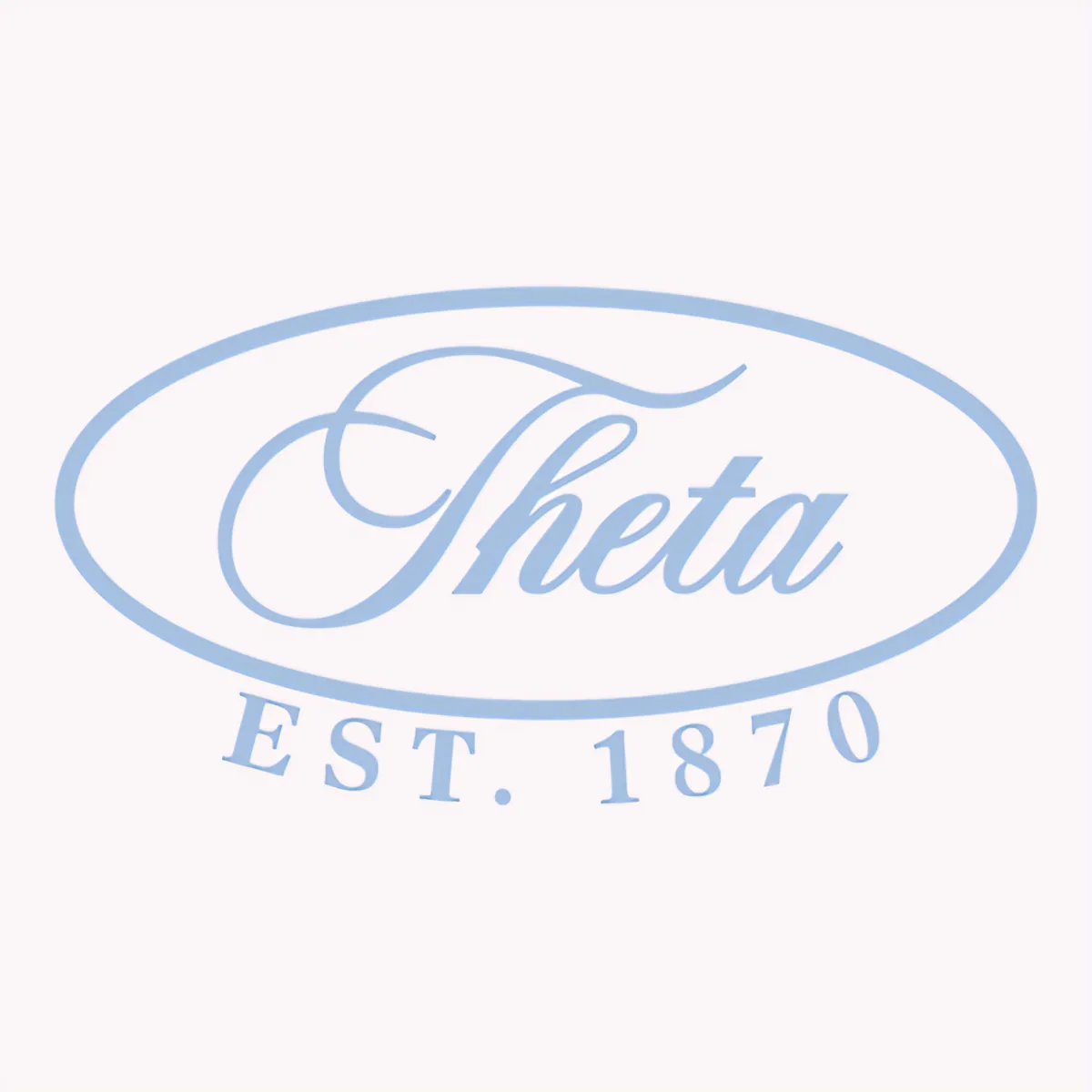 Theta Est 1870 Oval, front