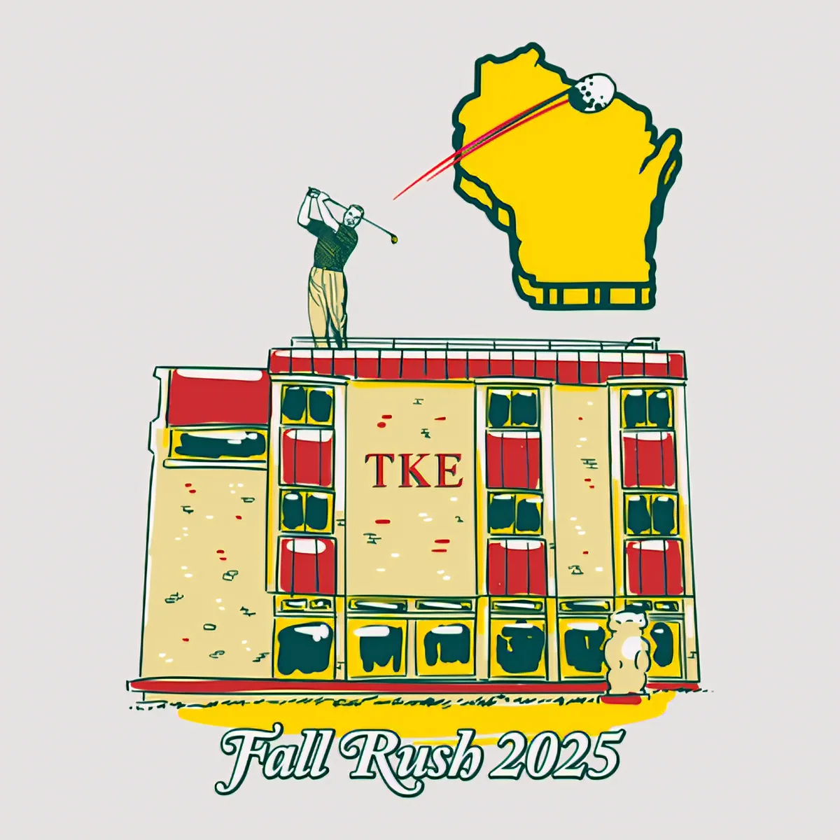 TKE Fall Rush 2025 Wisconsin, back