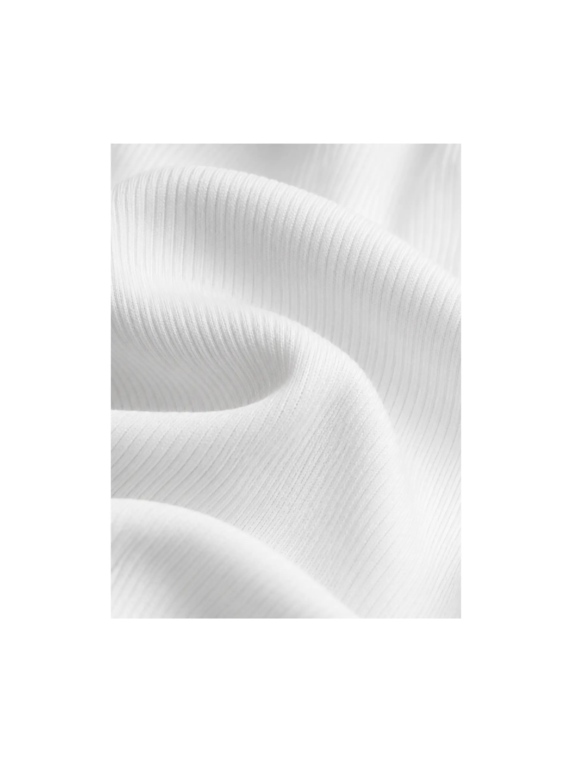 Rib T-Shirt in Atelier White photo 4