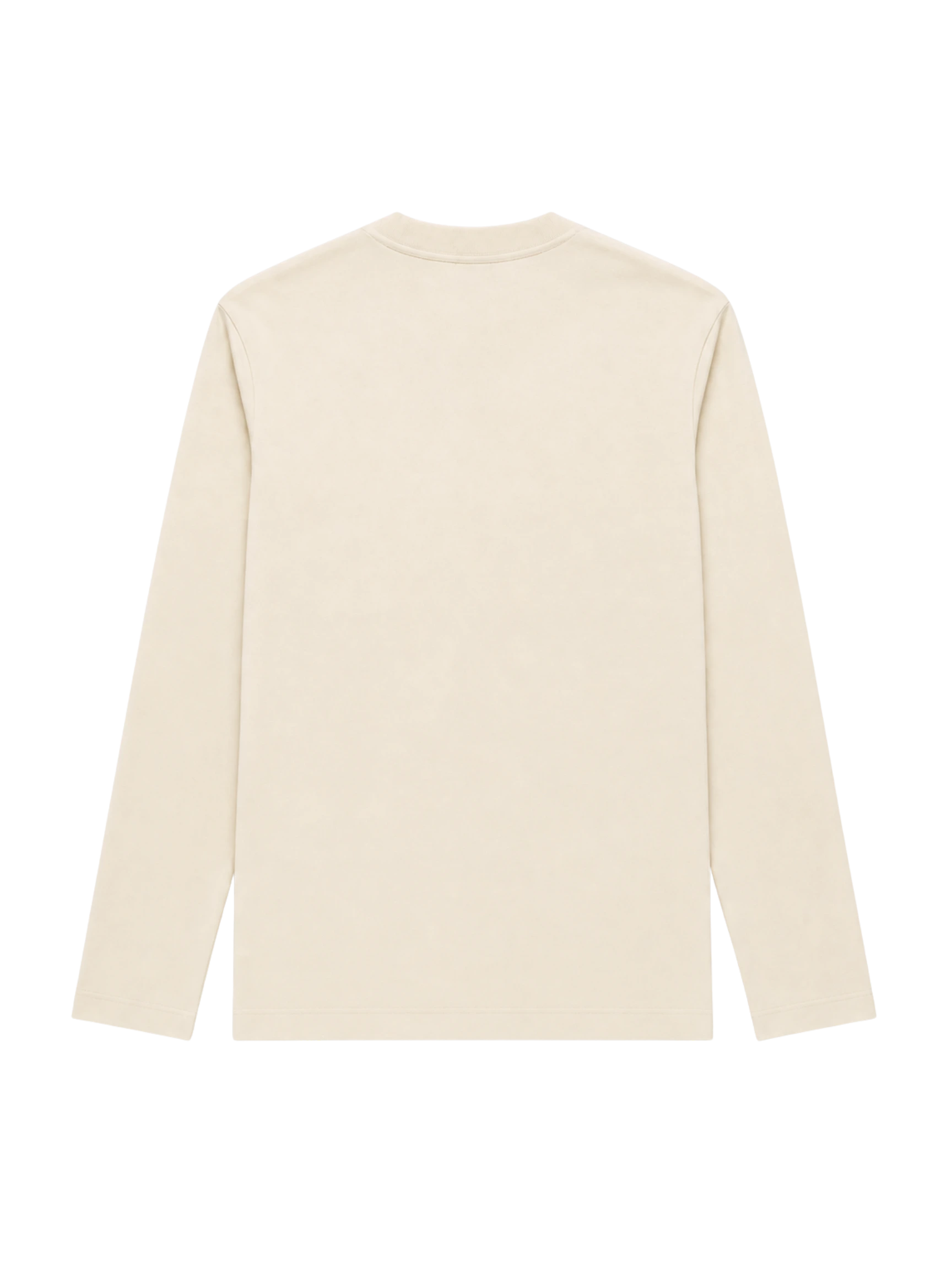Refined Tee Long-Sleeve in Ivory photo 2